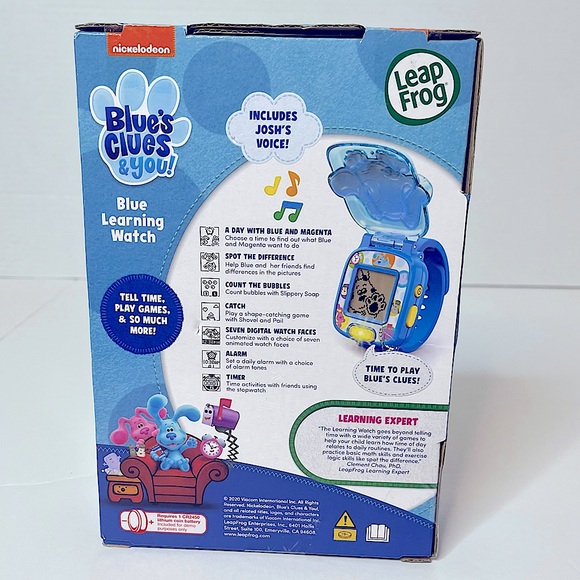 LeapFrog Blue's Clues & You! Blue Learning Watch NEW! - Picture 3 of 16